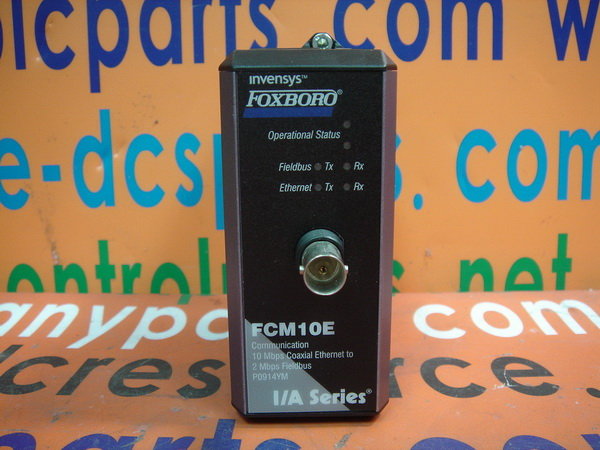 Foxboro Ia Series P0914ym Fcm10e Communication 10 Mbps Coaxial Ethernet To 2 Mbps Fieldbus 裕益 4523